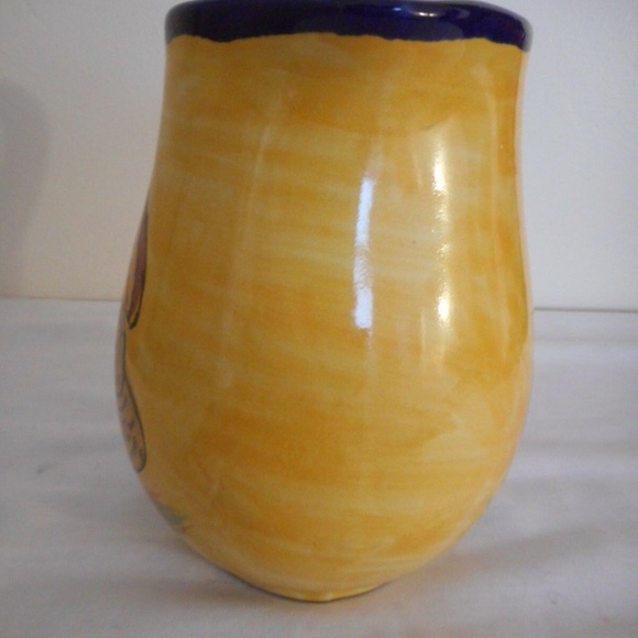 Rooster Pottery Made in Mexico Water Wine Pitcher - Picture 3 of 8